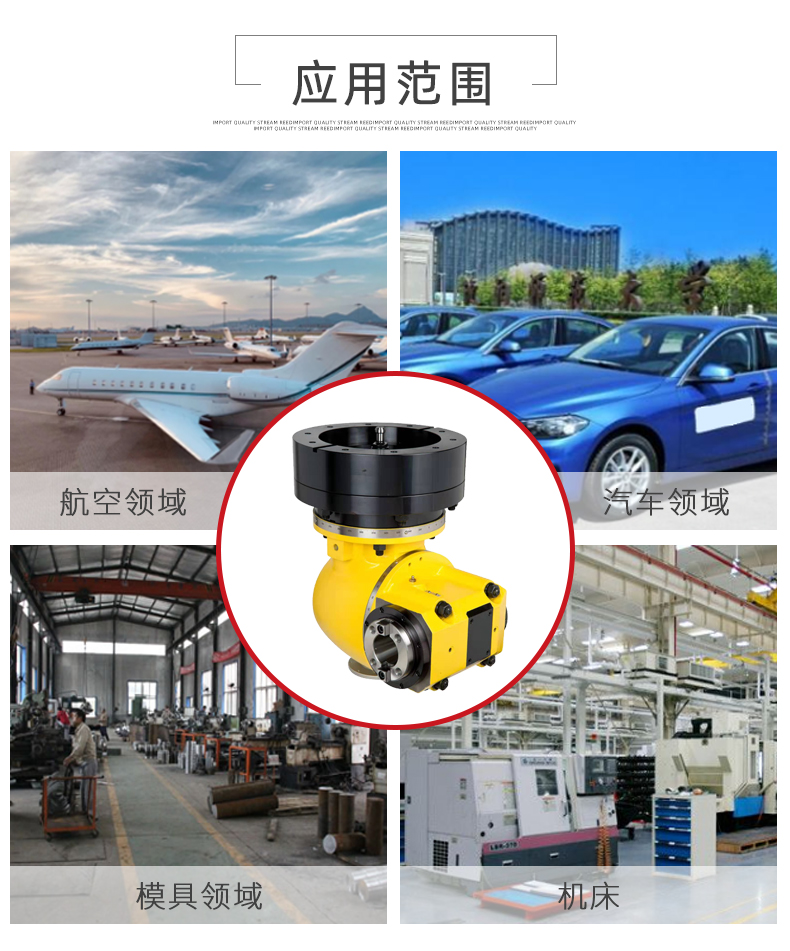 半自动万向铣头